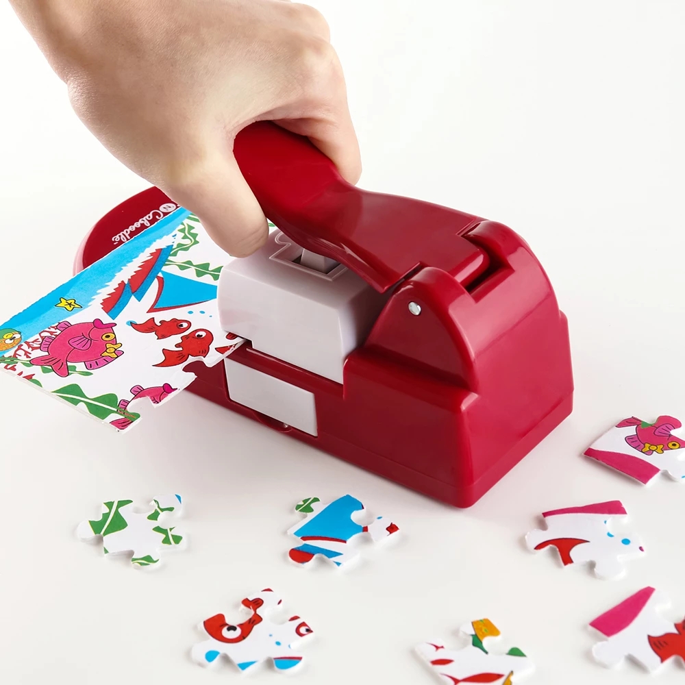 Power Tools Jigsaw - 新しいクリエイティブジグソーパズルメーカーマシンエンボスフラワーパンチ子供の知育玩具 DIY 手作り材料 1 PC