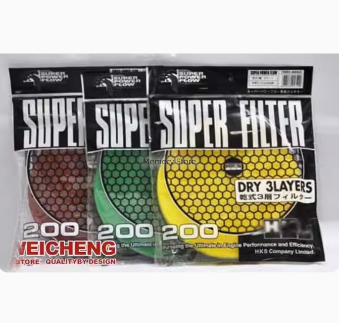 Power Tools Green - ユニバーサルエアフィルターフロークリーナー,グリーンスポンジ,スーパーパワー,交換,2個