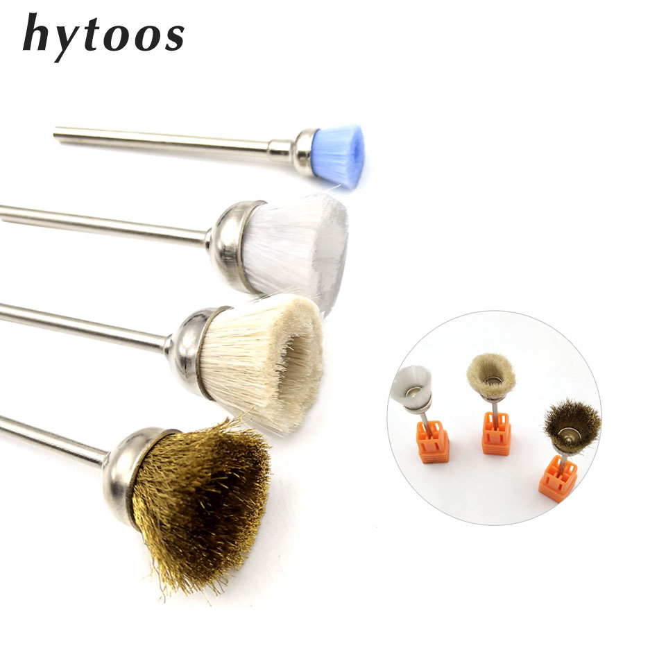 Power Tools Jack - HYTOOS 1 個ネイルドリルビット銅線クリーニングブラシ 3/32 ''ロータリーマニキュア電気ドリルアクセサリーネイルアートツール