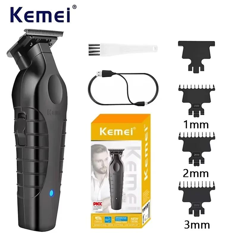 Router Trim Base - Kemei KM-2299 USB急速充電式バリカン 散髪マシン 1200MA充電式コードレスヘアートリマー Kemei電動バリカン