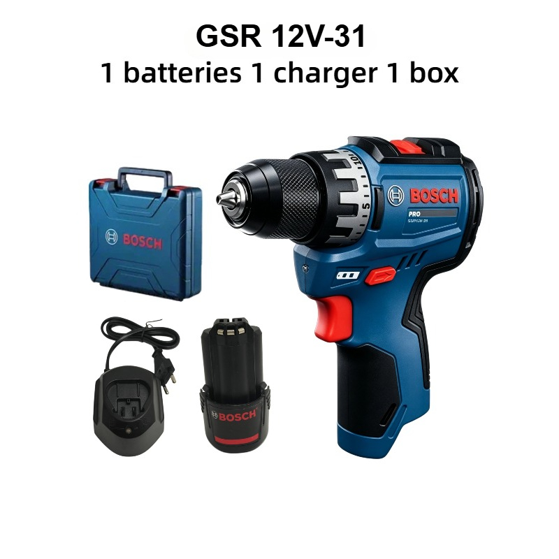 Power Tools Jack - ボッシュプロフェッショナル GSR 12V-31 コードレスドリル 12V 電動ドライバートルクコンパクトミニ電動工具