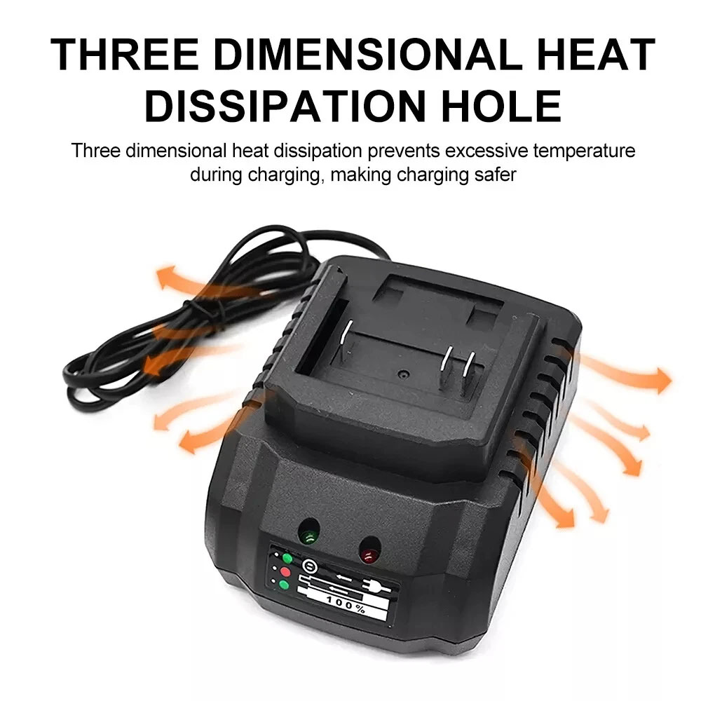 リチウムイオンバッテリー充電器 18V 21V 2A マキタ - Power Tools Jack のレビューと価格
