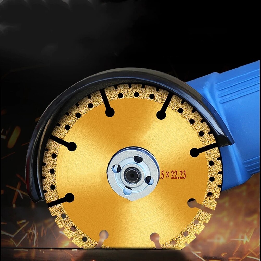 真空ろう付けダイヤモンドイエロー鋸刃 4.5 インチ鋼金属石 - Angle Grinder 4.5 のレビューと価格