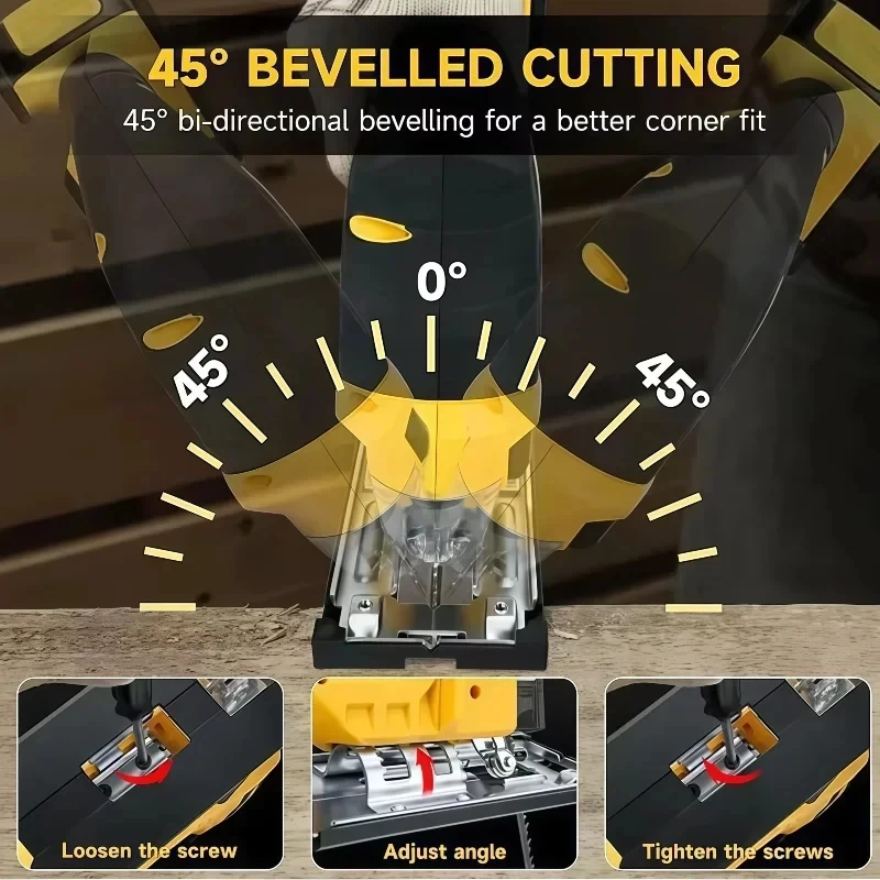 2700RPMカーブソー、コードレス電動ジグソー、ポータブル - Power Tools Jigsaw のレビューと価格