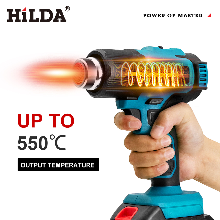 HILDA ハンドヘルドホットエアガン 温度調節可能 非調節 - Heat Gun Variable のレビューと価格