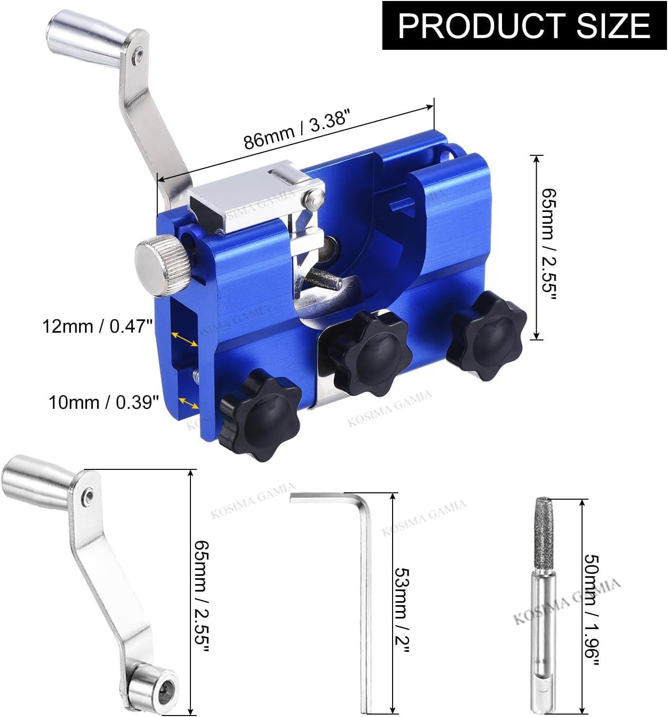 携帯用手動チェーンソーブレード研磨ツール、バリ取り砥石、クリ - Power Tools Jigsaw のレビューと価格