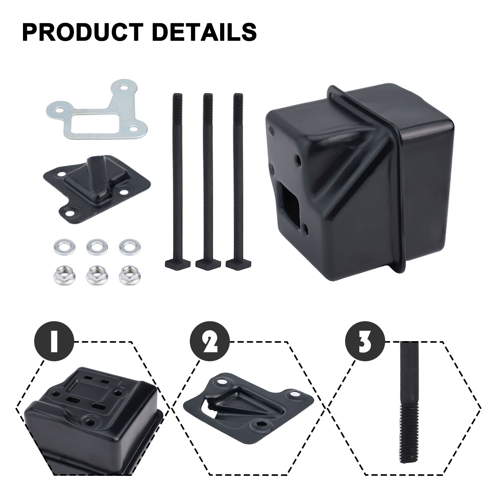 エキゾーストマフラーガスケットカバー,MSパッケージ,製品名 - Power Tools Names のレビューと価格