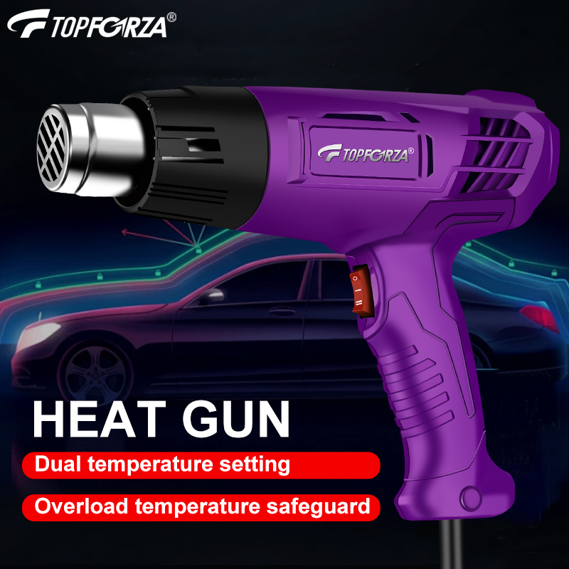 ミニ工業用ヒートガン、1200W デュアル温度調節機能付き  - Heat Gun Variable のレビューと価格