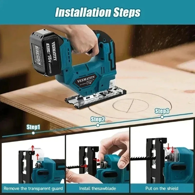 DJV182Z 340W ブラシレスジグソー（鋸刃付き）コー - Power Tools Jigsaw のレビューと価格
