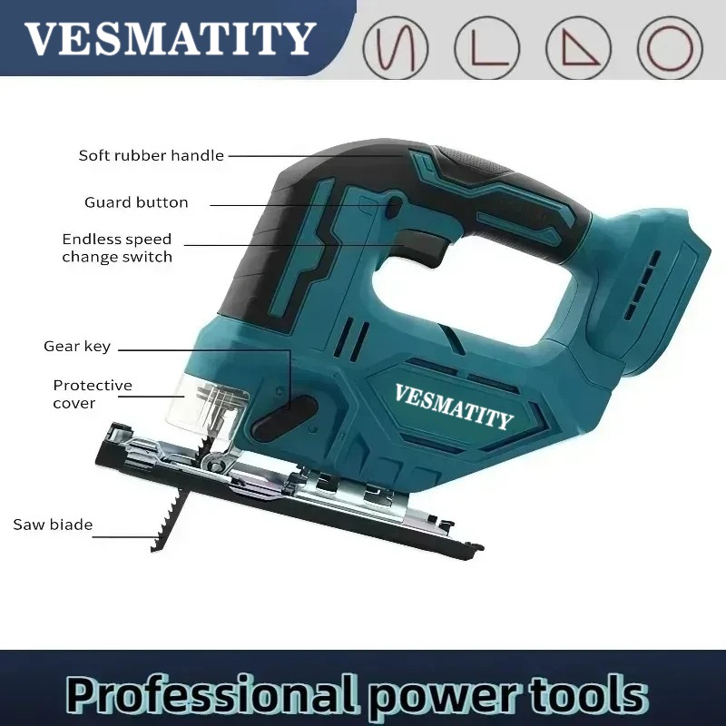 DJV182Z 340W ブラシレスジグソー（鋸刃付き）コー - Power Tools Jigsaw のレビューと価格