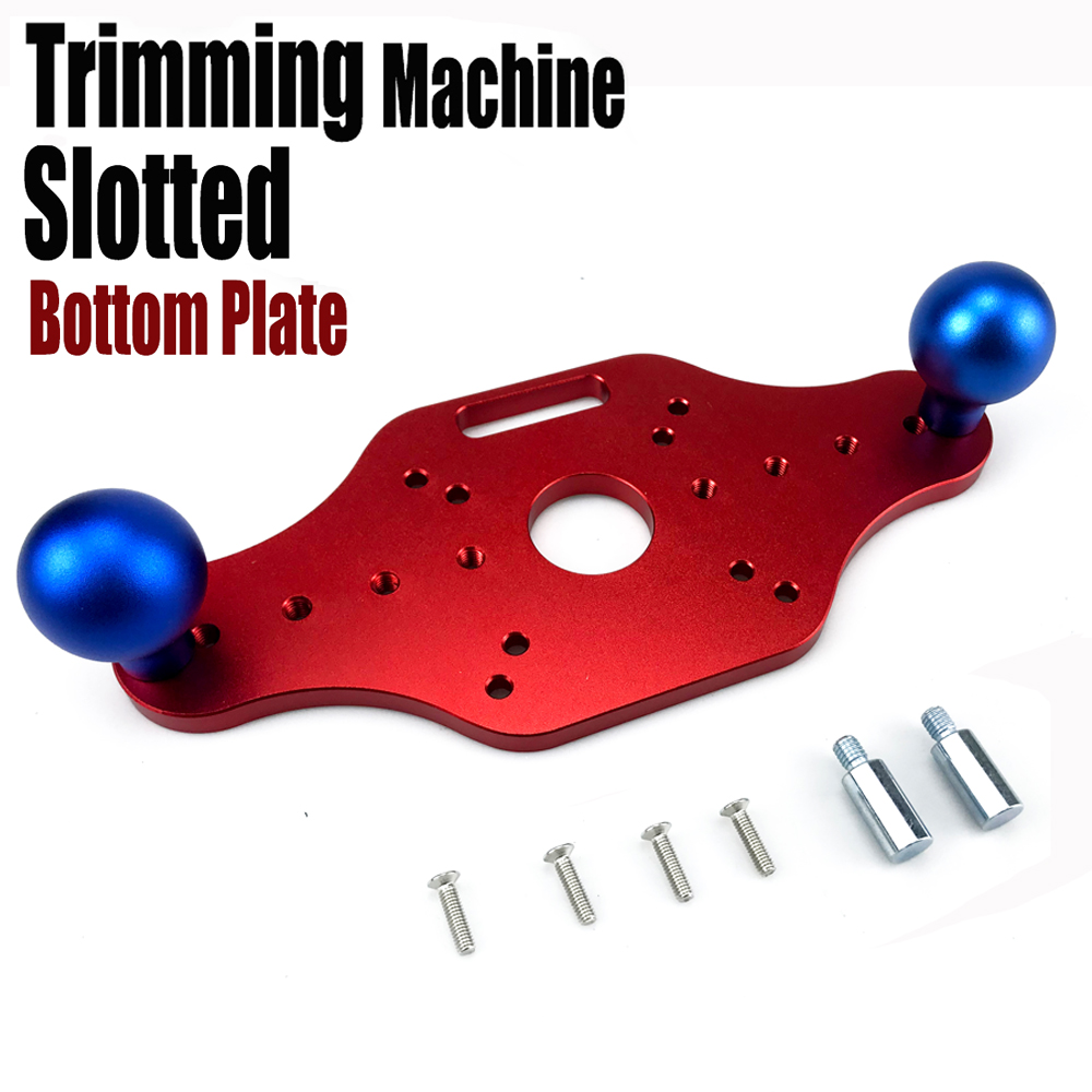ウッドルーターベース 木工トリミングマシン スロット付き底板 - Router Trim Base のレビューと価格