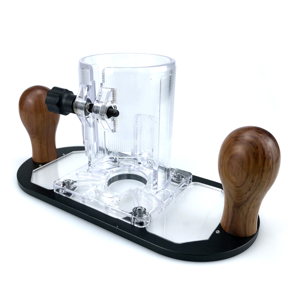 エッジガイド用ウッドルーターベース,木工切削工具,フライス溝 - Router Trim Base のレビューと価格